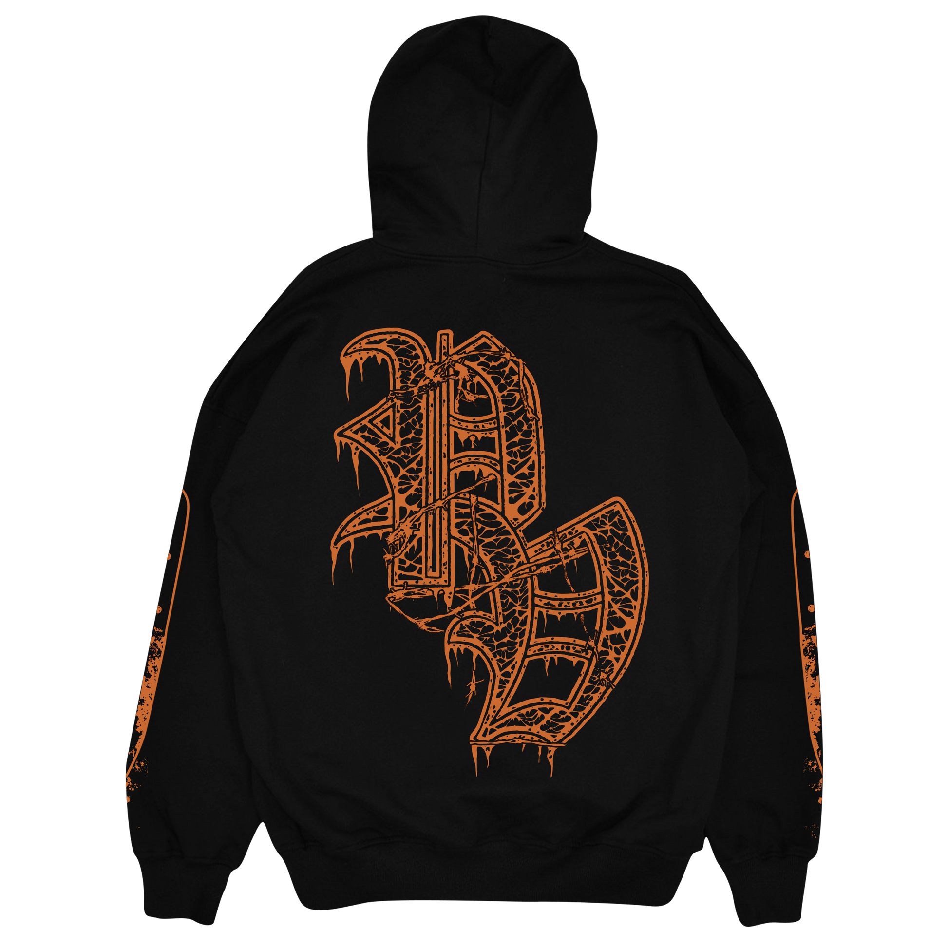 EMBROIDERED VENGEANCE HOODIE (BLACK) *PRE-ORDER*